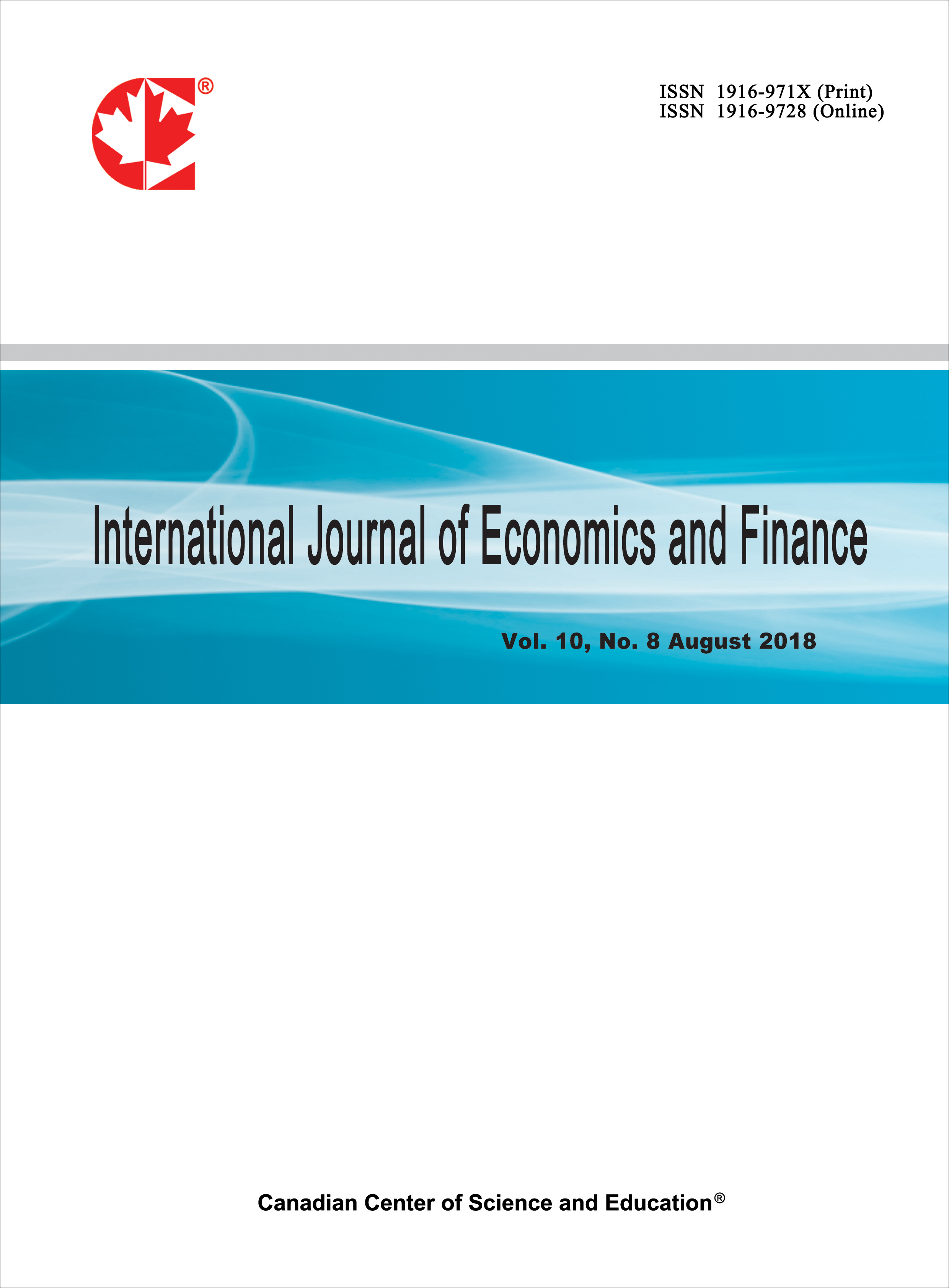 Home International Journal Of Economics And Finance Ccse